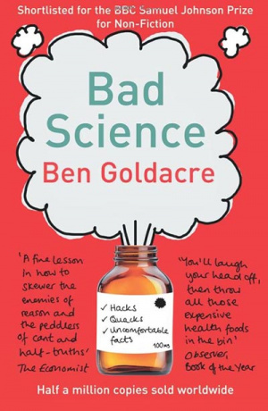 Button link to book review of Bad Science