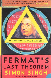 Button link to book review of Fermats Last Theorem
