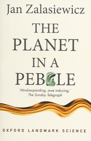 Button link to book review of The Planet in a Pebble