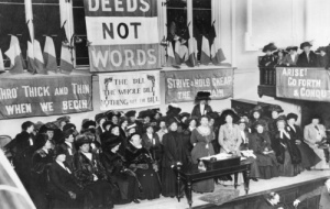 suffrage meeting 1917