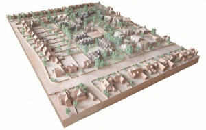 Univ architectural scale model