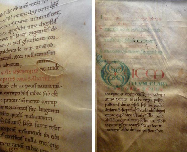 MS 104 Univ's oldest manuscript 5 and 6