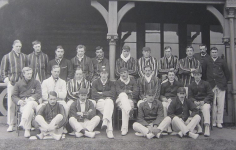 fol. 28r - 1906 University Cricket Team