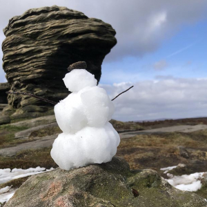 07 - Little Snowman with Pebble Hat - Photo Comp