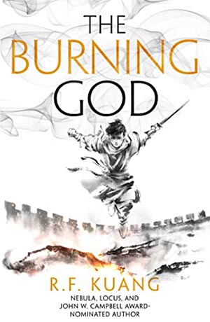 Book cover - The Burning God