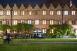 Main quad with tent for refreshments