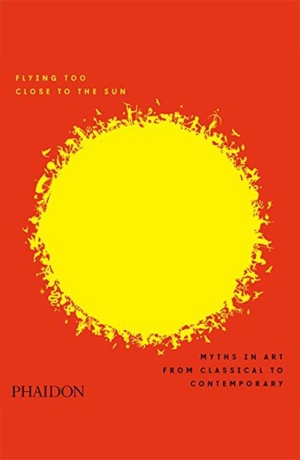 Book cover - stylised sun on red background