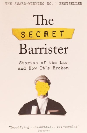Book cover - stylised portrait of a barrister