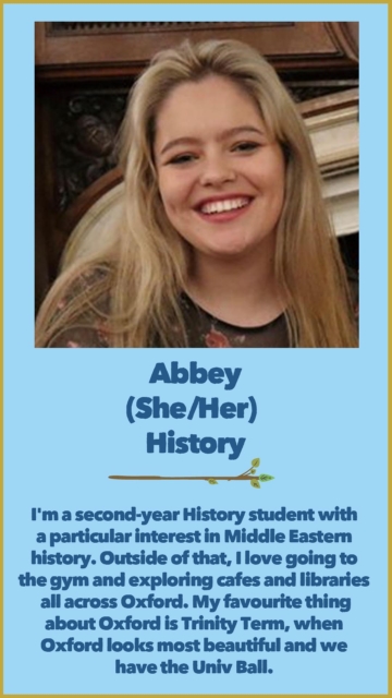 Abbey (She/Her) History