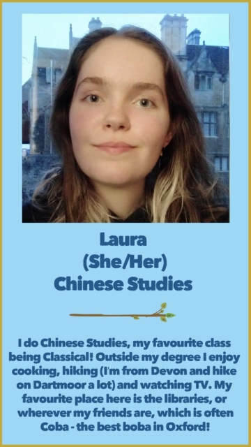 Laura (She/Her) Chinese Studies 