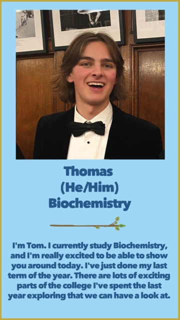 Thomas (He/Him) Biochemistry