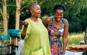 Baroness Valerie Amos and Naomi Mburu