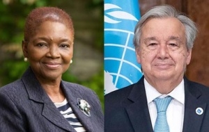 Baroness Amos and António Guterres