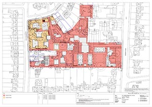 location and phasing plan - Univ North