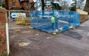 Univ North widening of site entrance on Banbury Road
