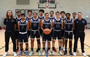 Basketball team wearing Oxford blue