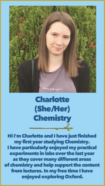 Charlotte (She/Her) Chemistry