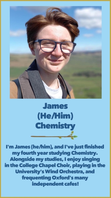 James (He/Him) Chemistry