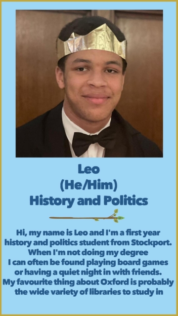 Leo (He/Him) History and Politics