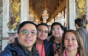 Family at Versailles