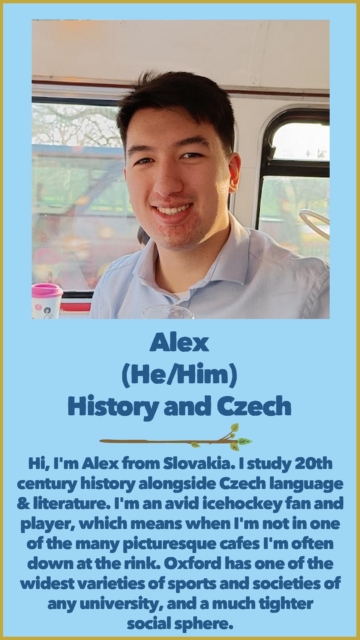 Alex (He/Him) History & Czech
