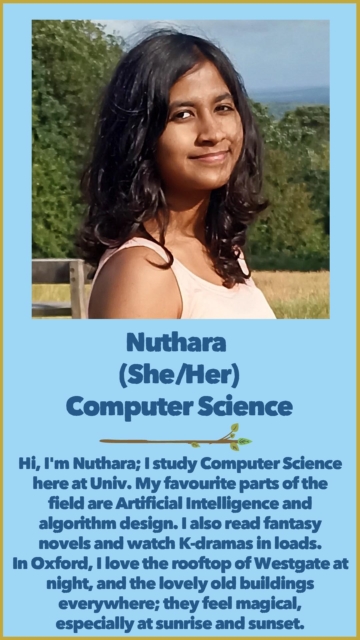 Nuthara (She/Her) Computer Science