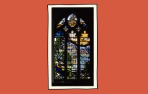 Nine treasures of Univ - Chapel window