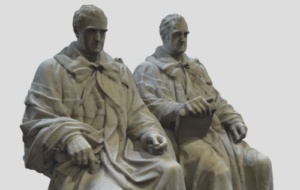 3D model of the Eldon and Stowell statue