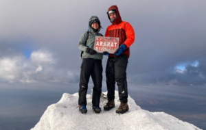 Turkey 2023 travel diary - Julia Johnson - at the summit of Mount Ararat