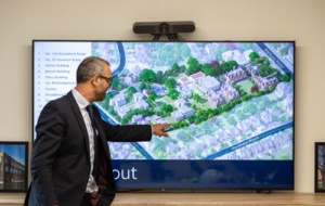 SDC presentation to David Frederick and Sophia Lynn on their visit to the Univ North site, October 2024