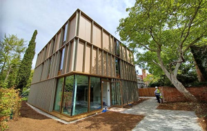 Univ North, Woodstock Pavilion – completing the external facade