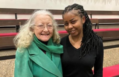 Mrs Heleen Mendl-Schrama and Divine Simbanegavi