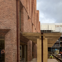 Pergola in place at Univ North