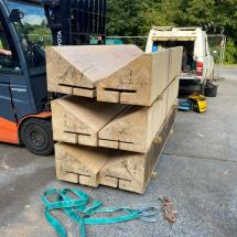 Pergola in place at Univ North