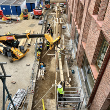 Pergola in place at Univ North