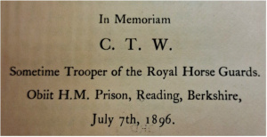 Figure 2: The Ballad of Reading Gaol (1898)