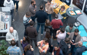 Strings and Cosmology meeting, Annecy - Attendees networking during an event in the Theoretical Physics Laboratory of Annecy
