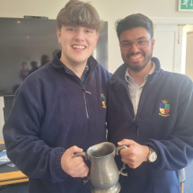 Jack Buckley and Dominic Seymour, who run both the University and Univ Tiddlywinks societies together Jack Buckley and Dominic Seymour, who run both the University and Univ Tiddlywinks societies together