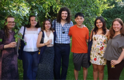 Attendees at the 2026 Leavers' Going Down Drinks
