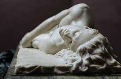 The Shelley Memorial, University College, Oxford (close up)