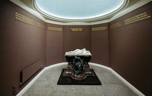 The Shelley Memorial, University College, Oxford (wide view)
